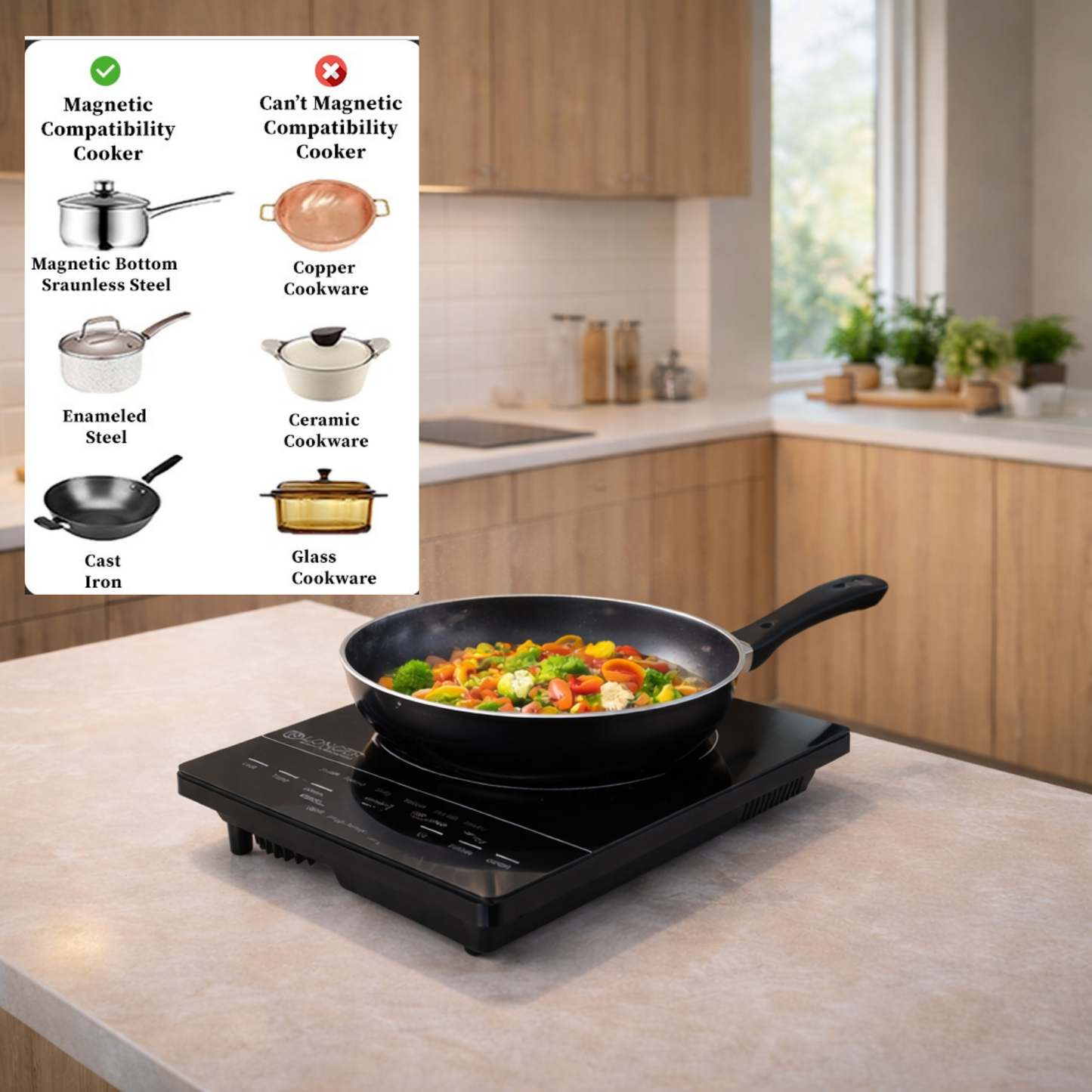 Longer Infrared Eco Induction Cooktop