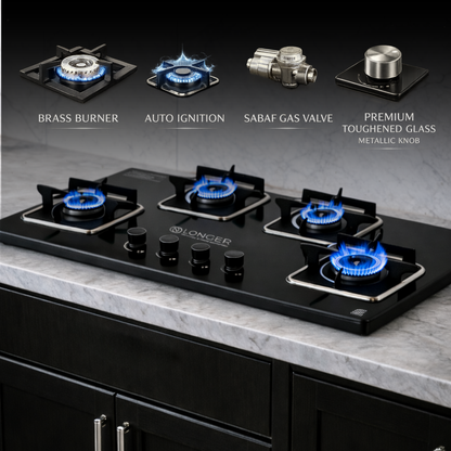 Longer Inferno 4-Burner Hobtop
