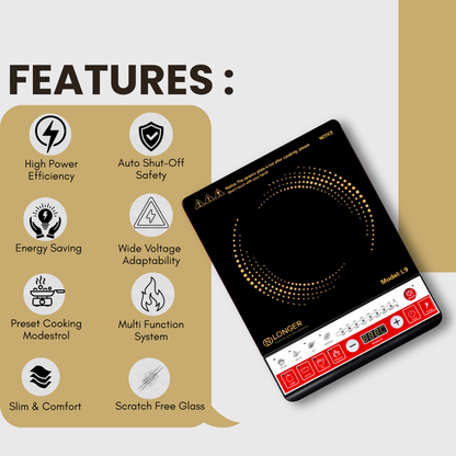 Longer L9 Induction cooktop