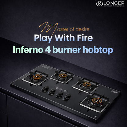 Longer Inferno 4-Burner Hobtop