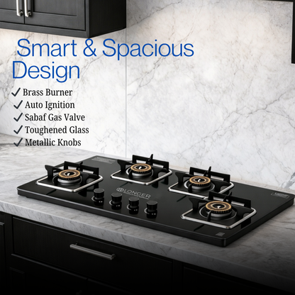 Longer Inferno 4-Burner Hobtop