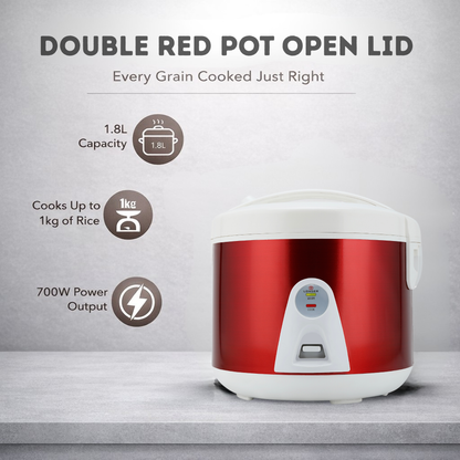Longer Rice Cooker Deluxe 1.8 Liter