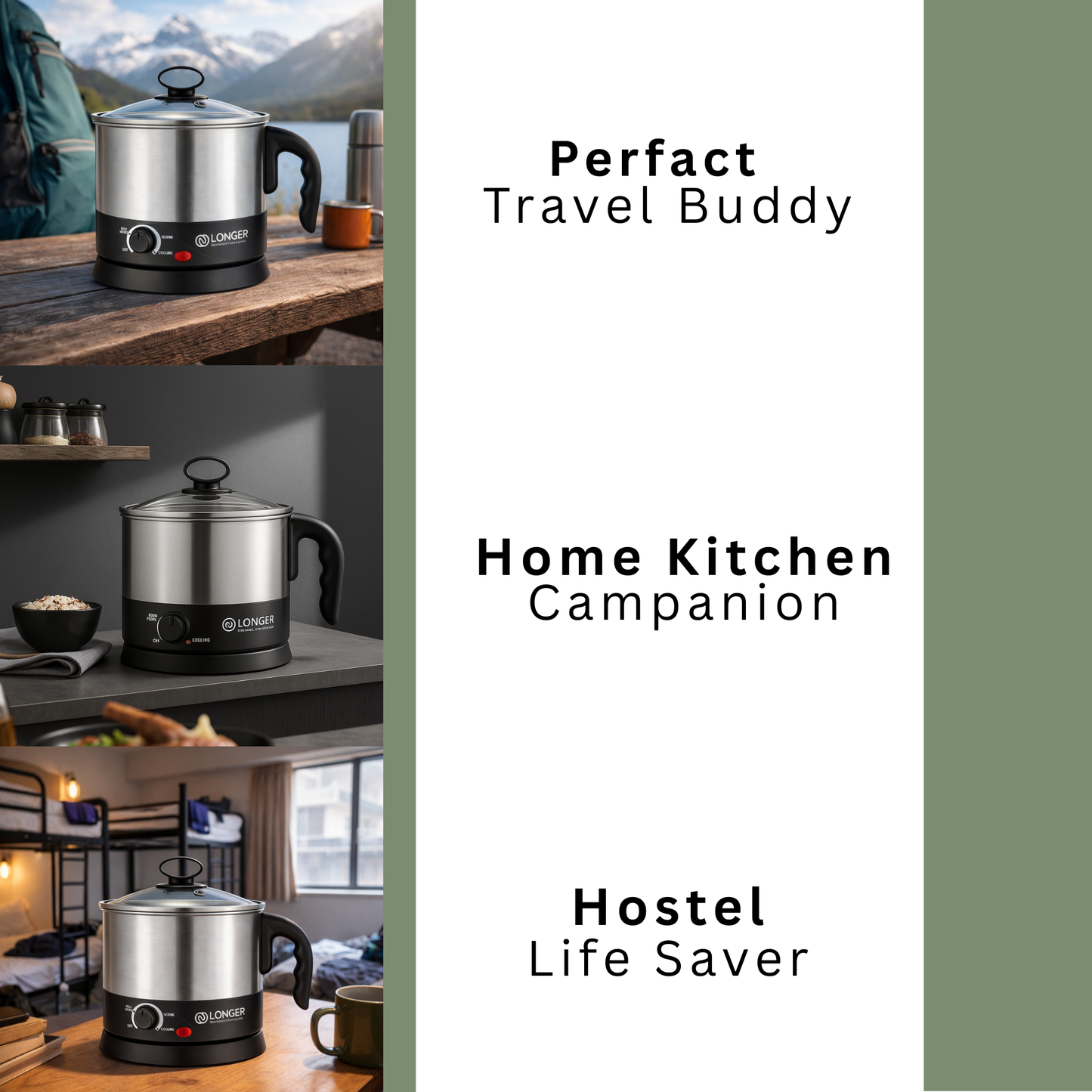 Longer Multi Purpose Kettle