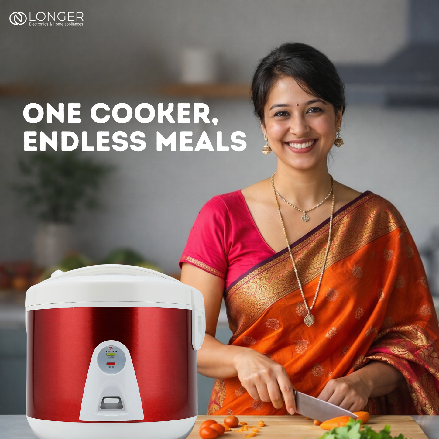 Longer Rice Cooker Deluxe 1.8 Liter