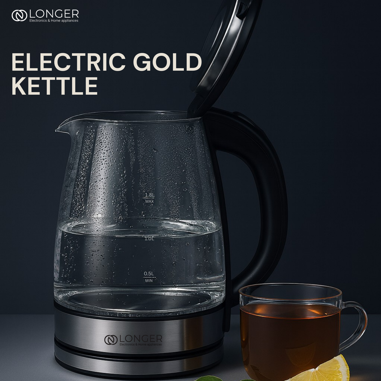 Longer Gold Electric Kettle