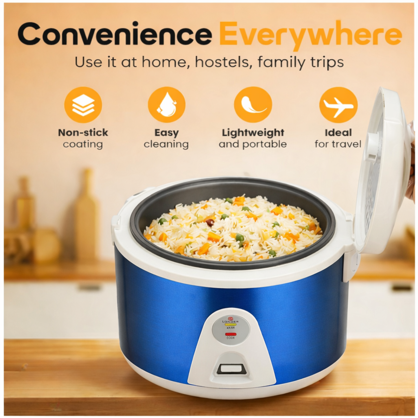 Longer Rice Cooker Deluxe 1.8 Liter