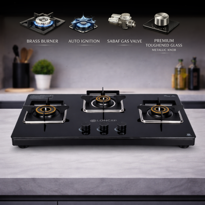 Longer Inferno 3-Burner Hobtop