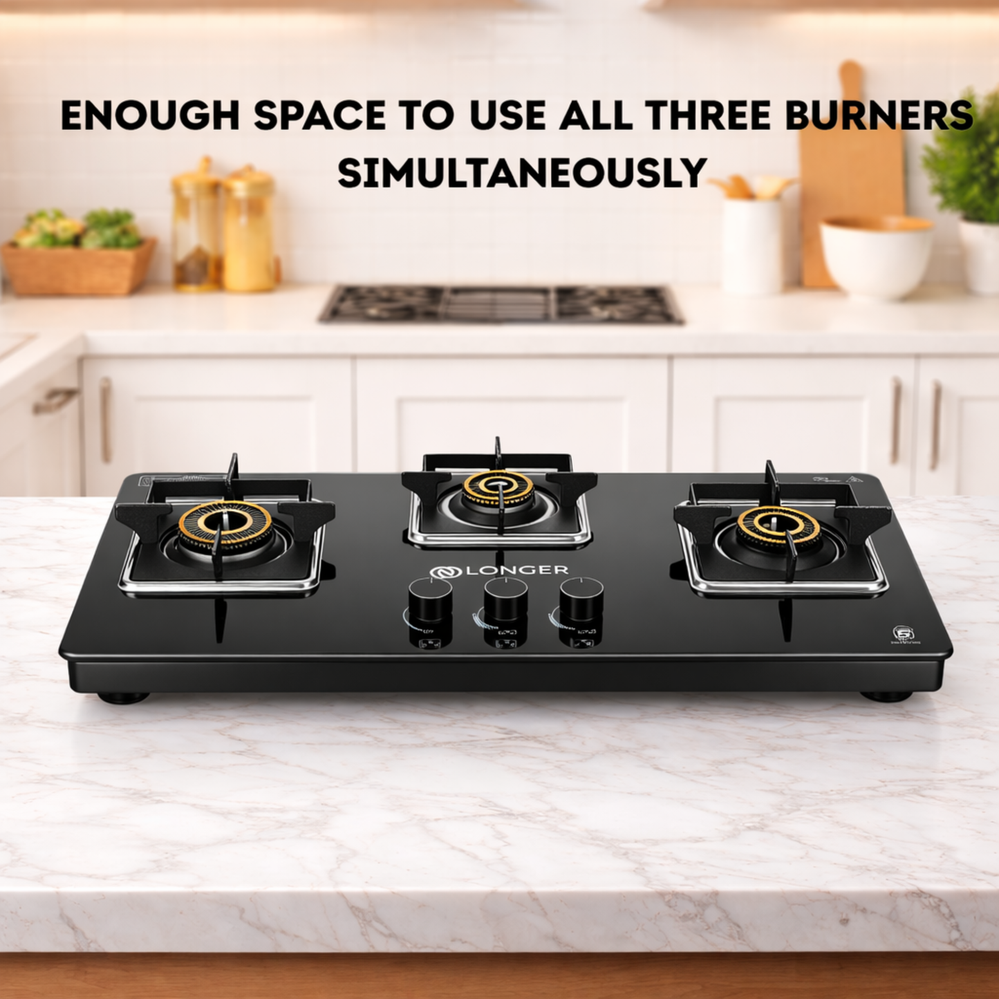 Longer Inferno 3-Burner Hobtop