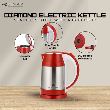 Longer Diamond Electric Kettle