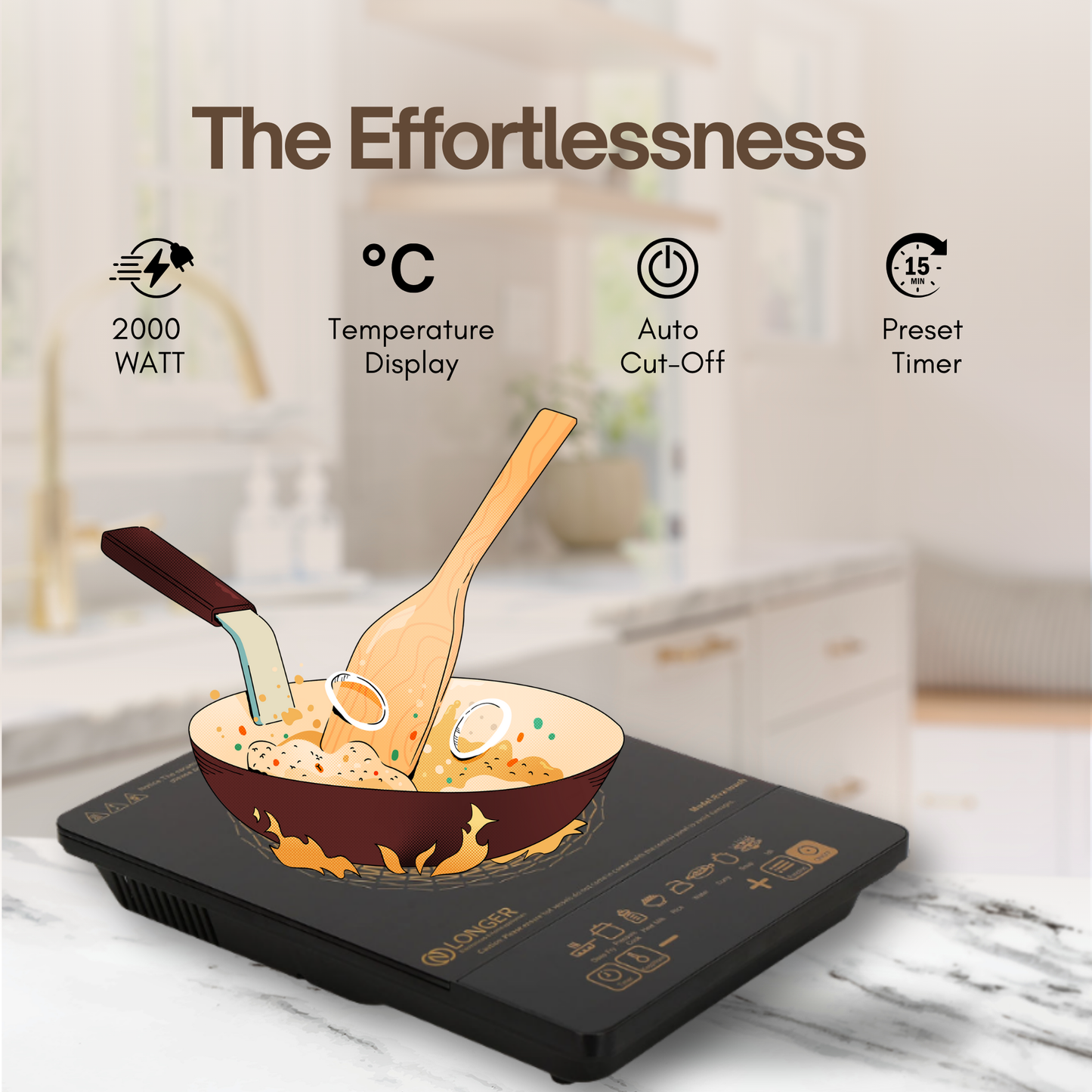 Longer Eva Touch Induction Cooktop