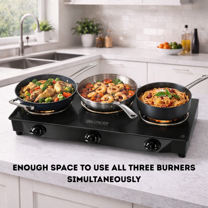 Longer Marvel 3-Burner Gas Stove