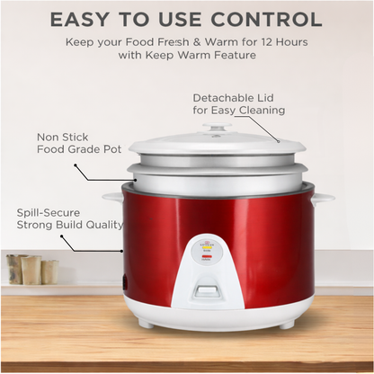 Longer Rice Cooker Double Pot 1.8 Liter
