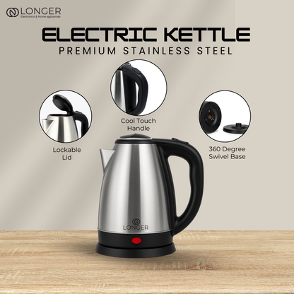 Longer Crystal Electric Kettle