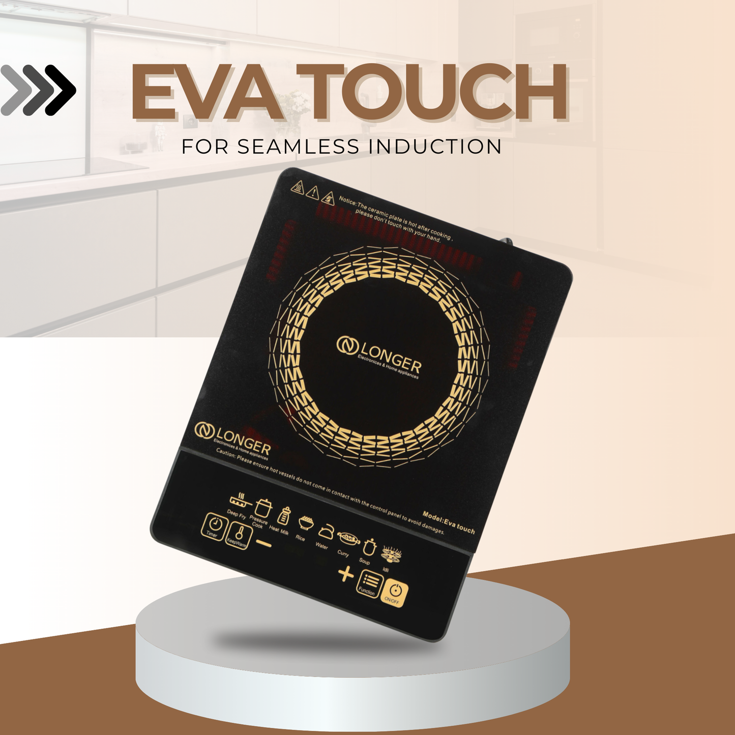 Longer Eva Touch Induction Cooktop
