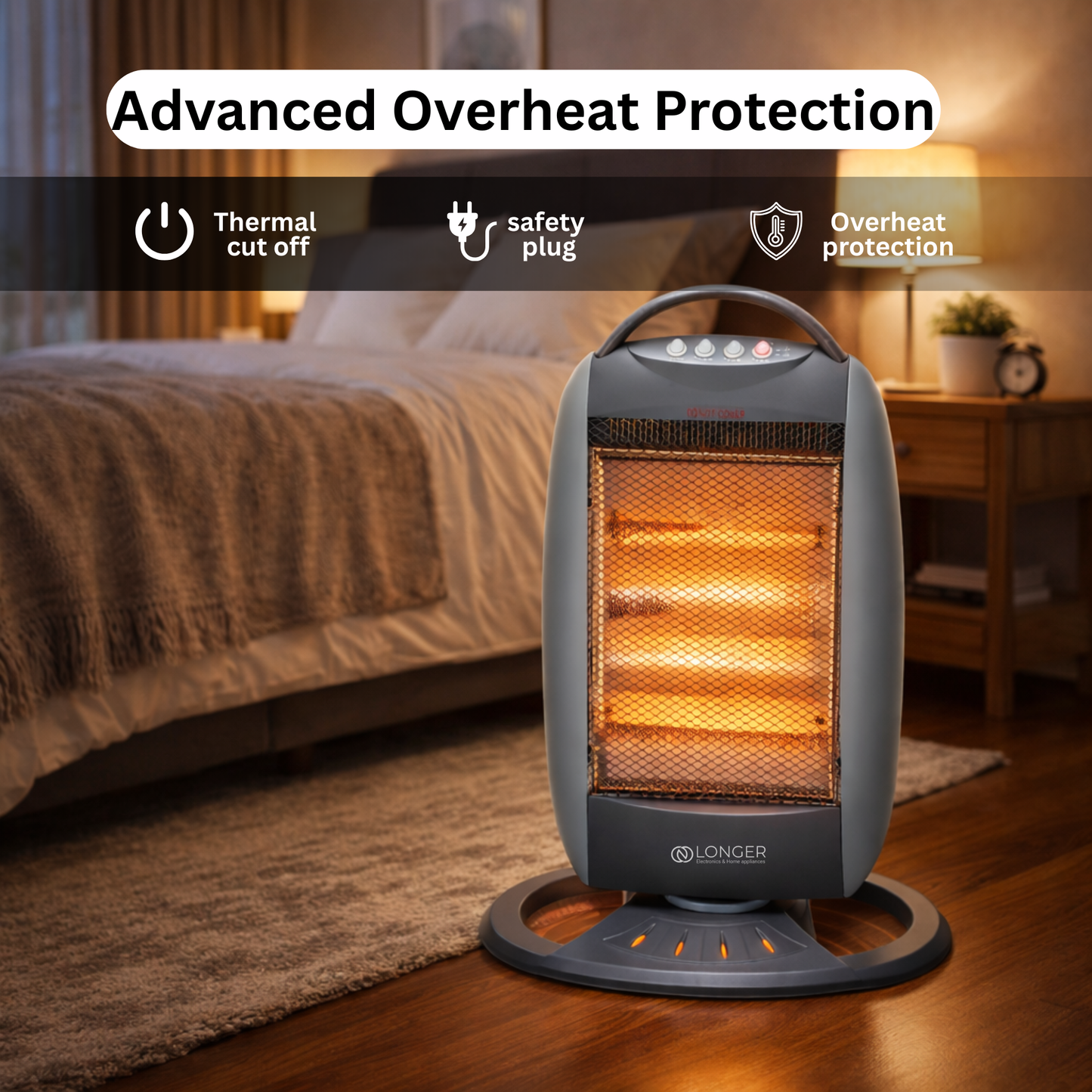 Longer Halogen Heater