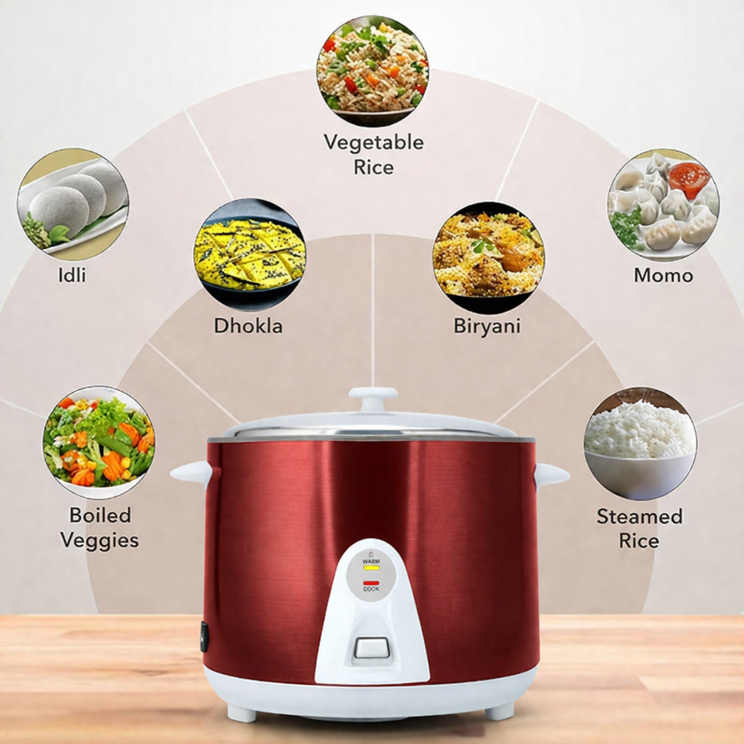 Longer Rice Cooker Double Pot 1.8 Liter
