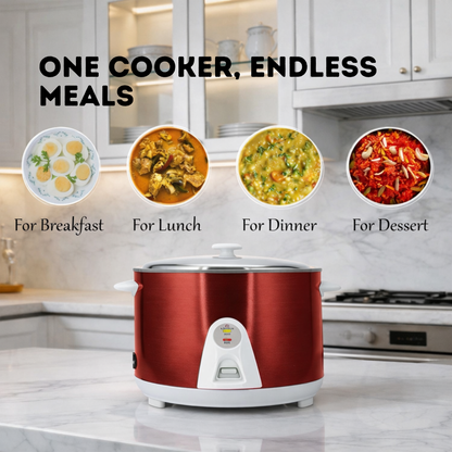 Longer Rice Cooker Double Pot 1.8 Liter