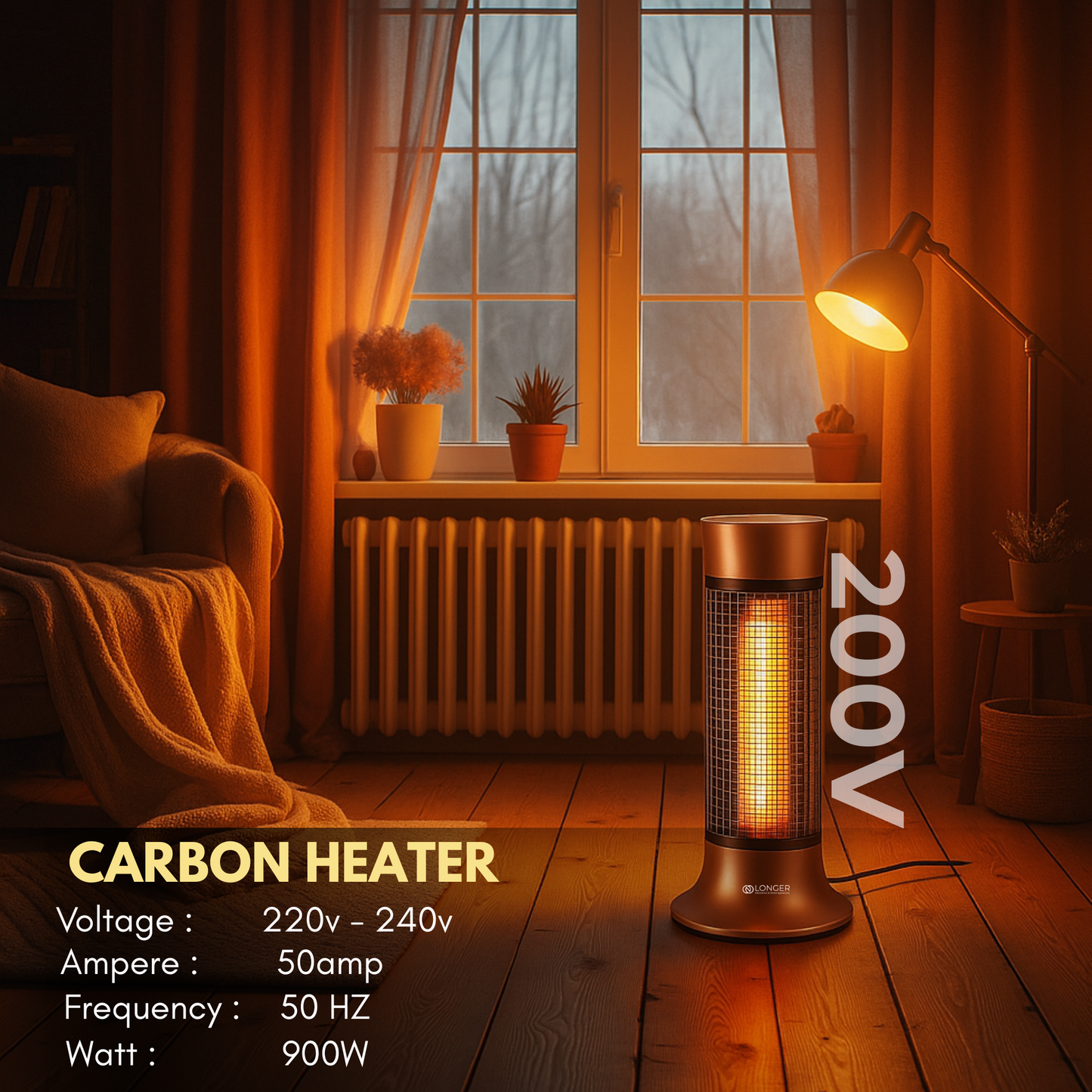 Longer Carbon Heater