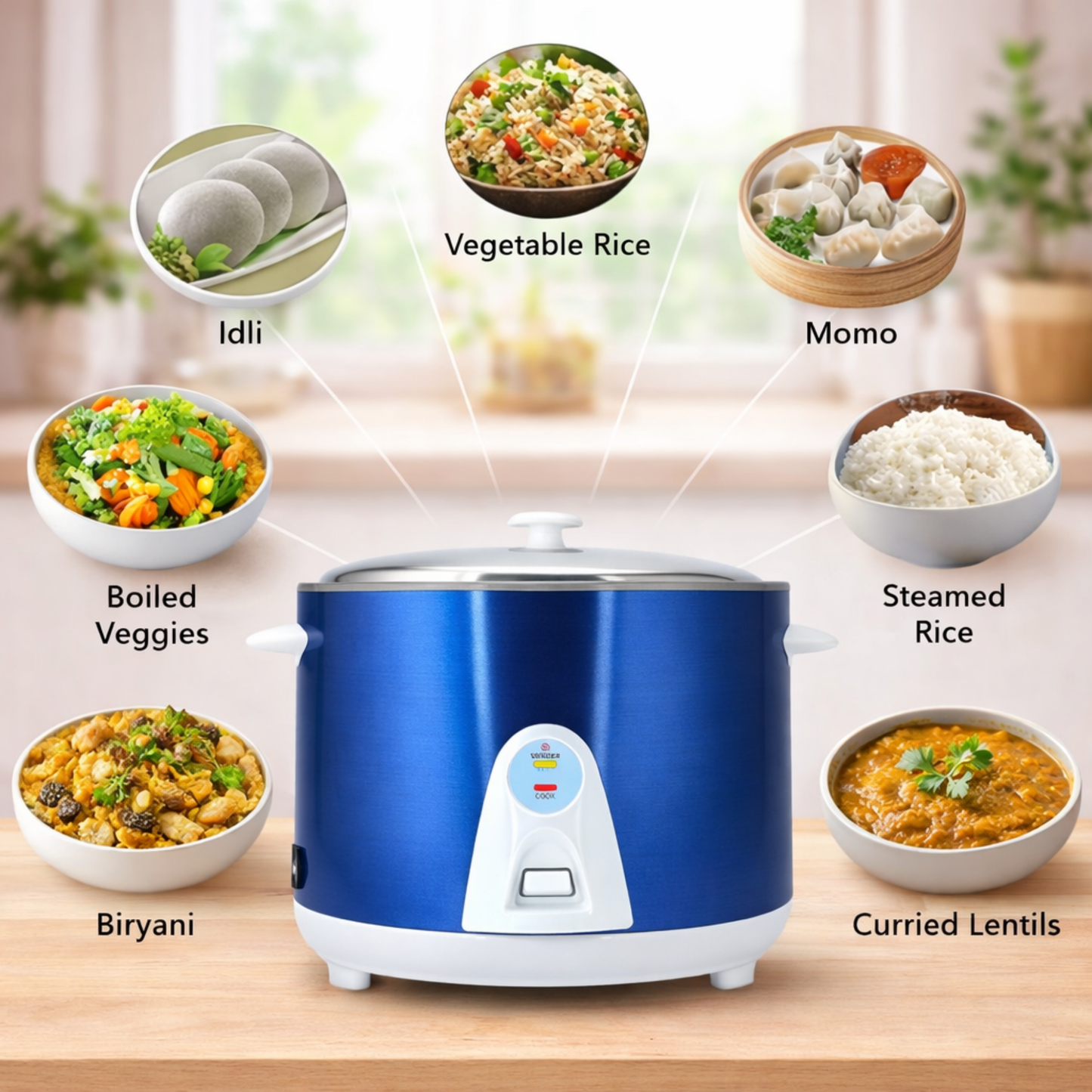 Longer Rice Cooker Double Pot 1.8 Liter