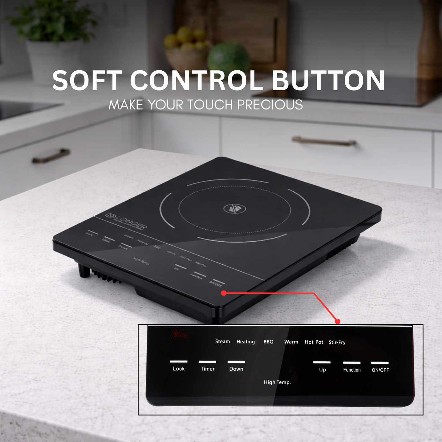 Longer Infrared L2 Induction Cooktop